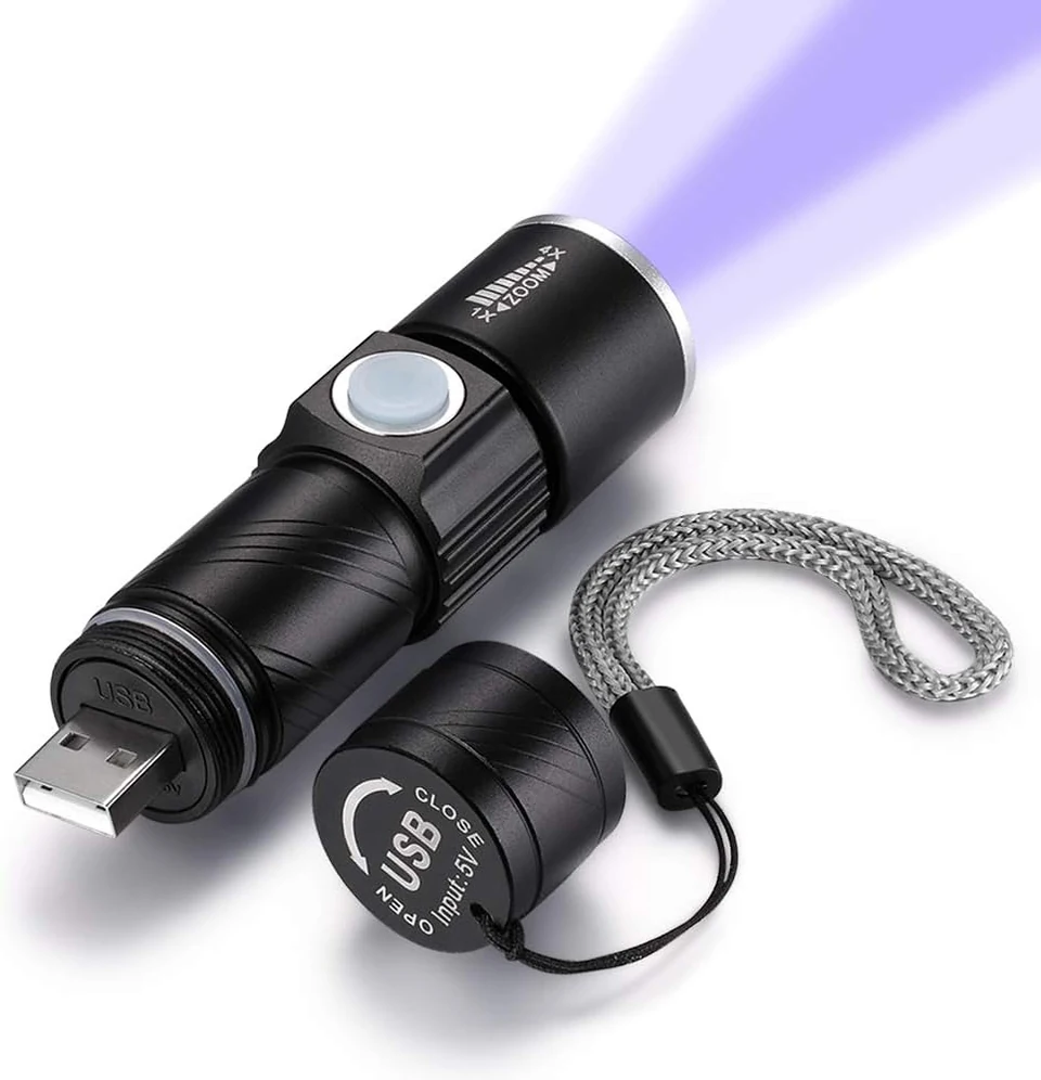 Mini · 365nm direct-USB light, view 1