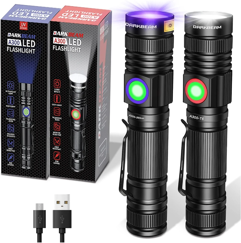 A300 · 365nm UV + white-light set, view 1