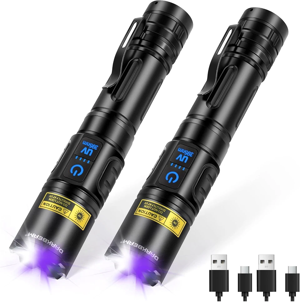 A900 · White + 395nm UV pair, view 1
