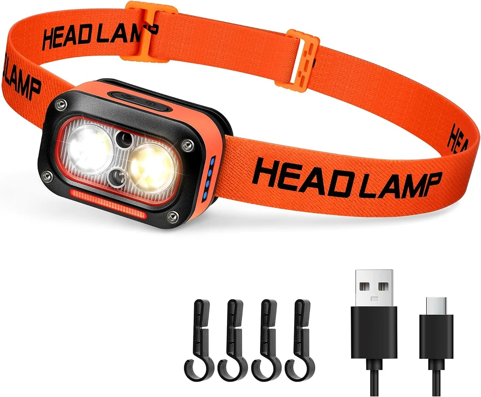 F01 · White + warm headlamp, view 1