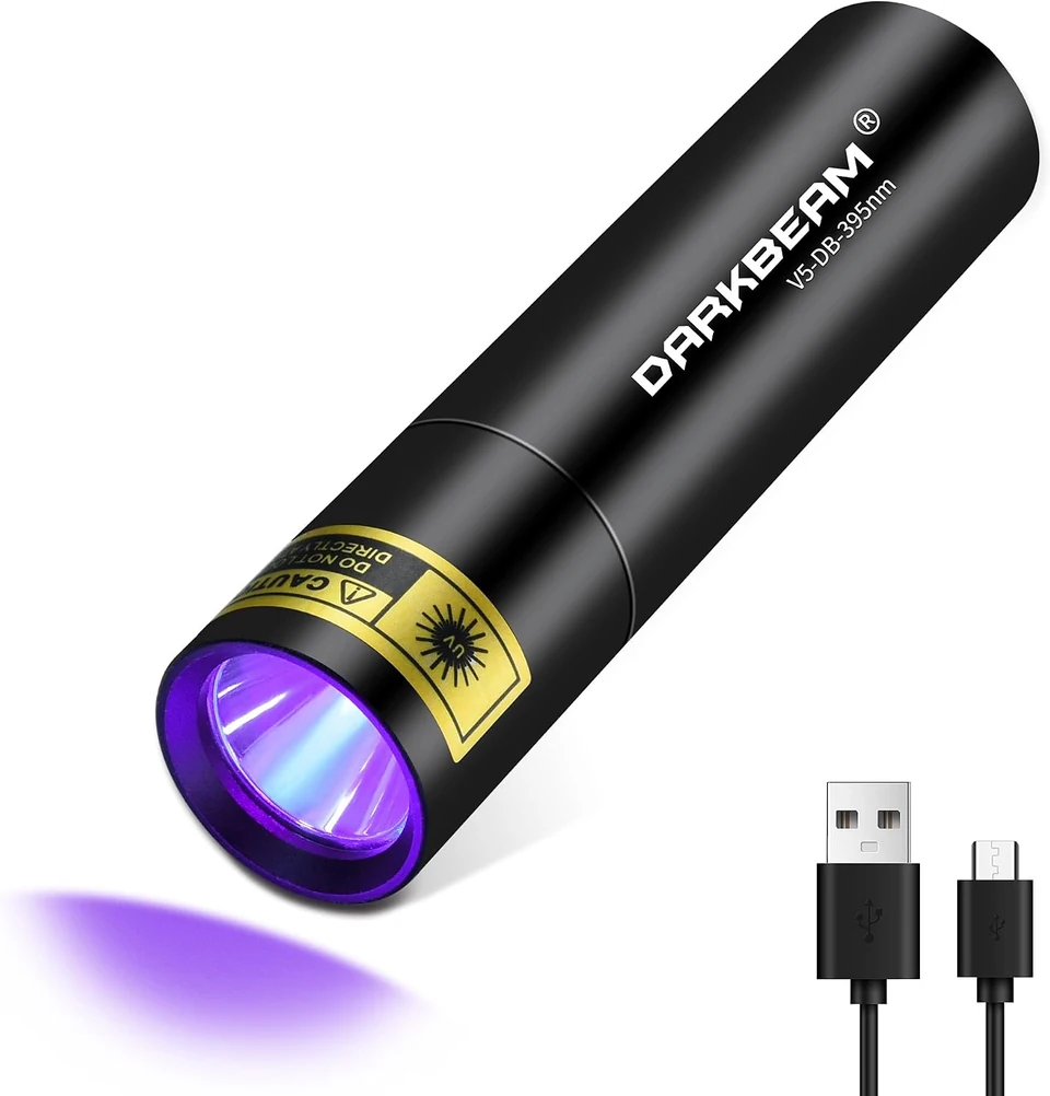 Mini · 395nm USB-C light, view 1